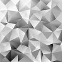 Free vector geometric triangle tile pattern background - polygon vector graphic from grey triangles