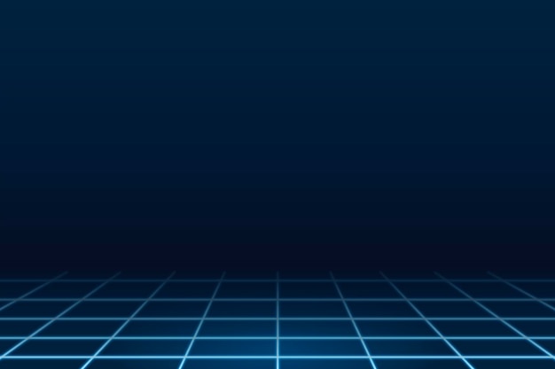 Geometrical blue technology background