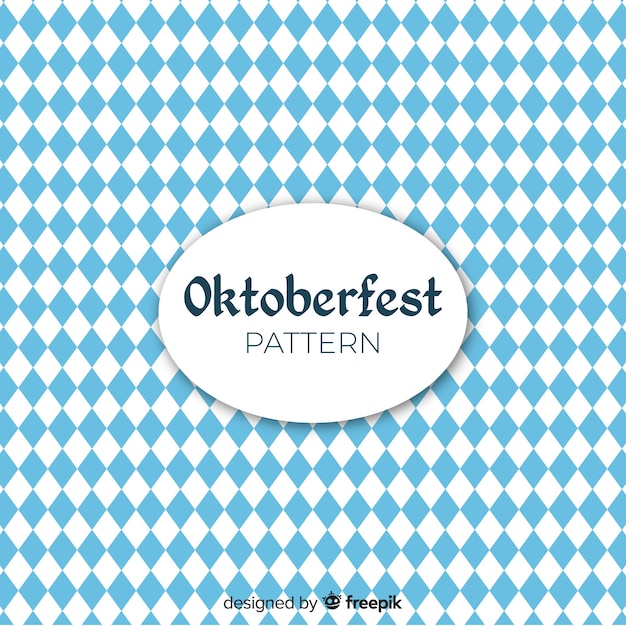 Geometrical oktoberfest concept background