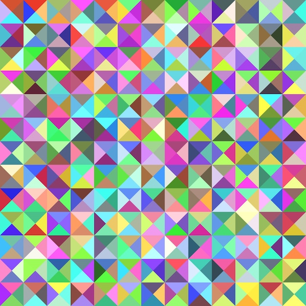 Free Vector geometrical triangle tiled pattern background - vector graphic from triangles in colorful tones