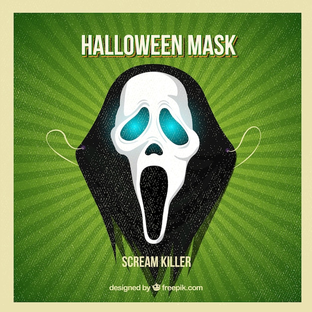 Free Vector ghost mask 