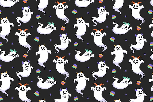 Ghost pattern background