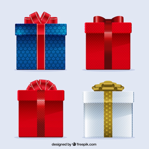 Free Vector gift boxes