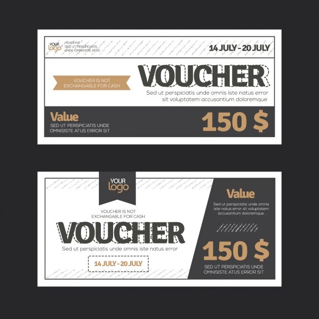 Gift voucher design