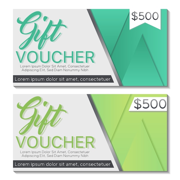 Gift voucher designs