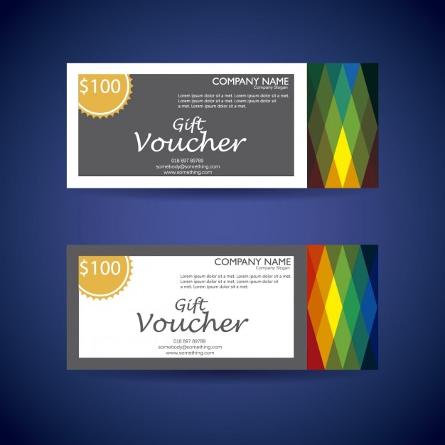 Gift voucher template