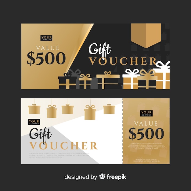 Free Vector gift voucher