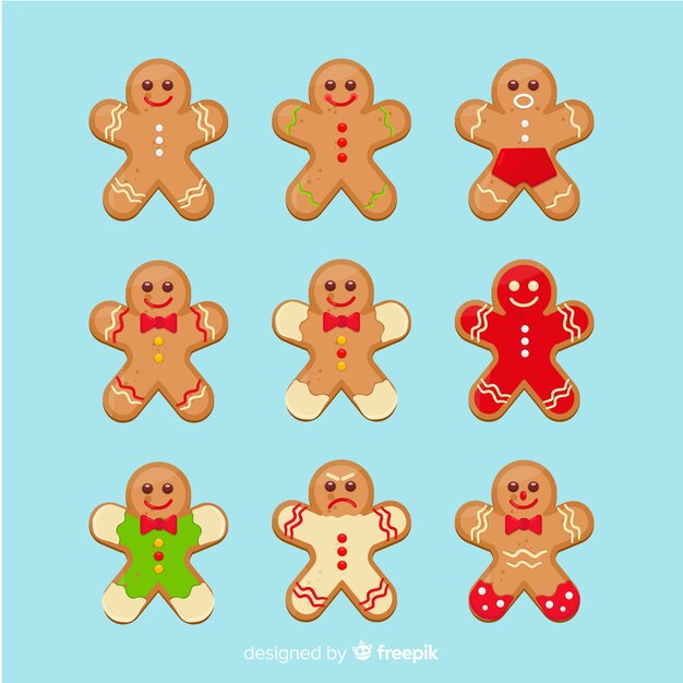 Gingerbread cute cookies