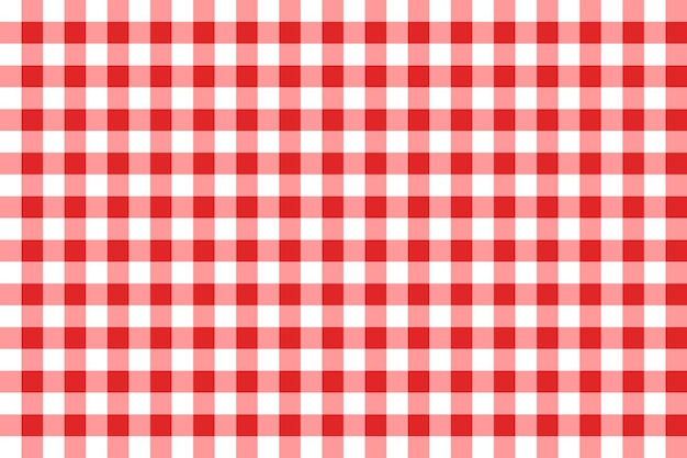 Free vector gingham pattern red background