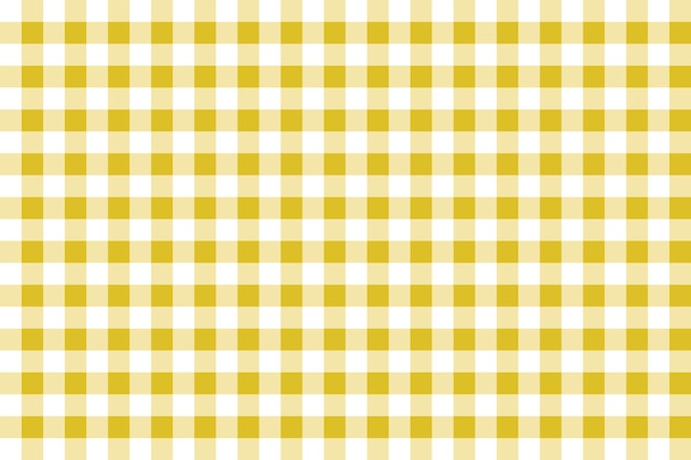 Free vector gingham pattern yellow background