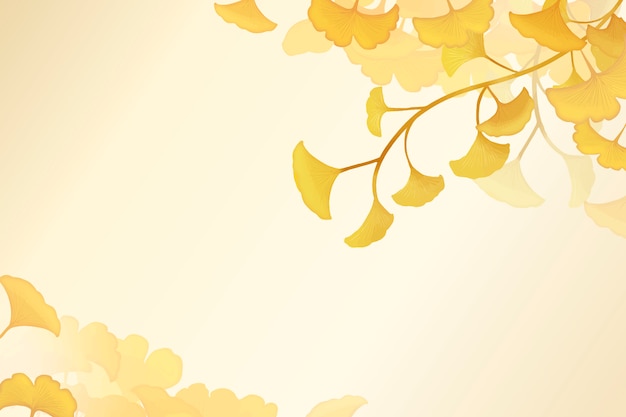 Gingko leaf background