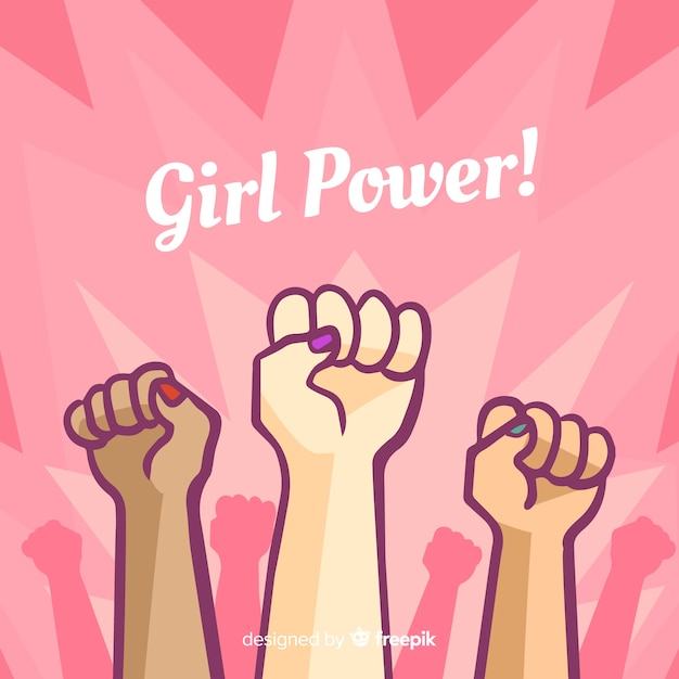 Girl power background