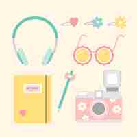 Free vector girly objects