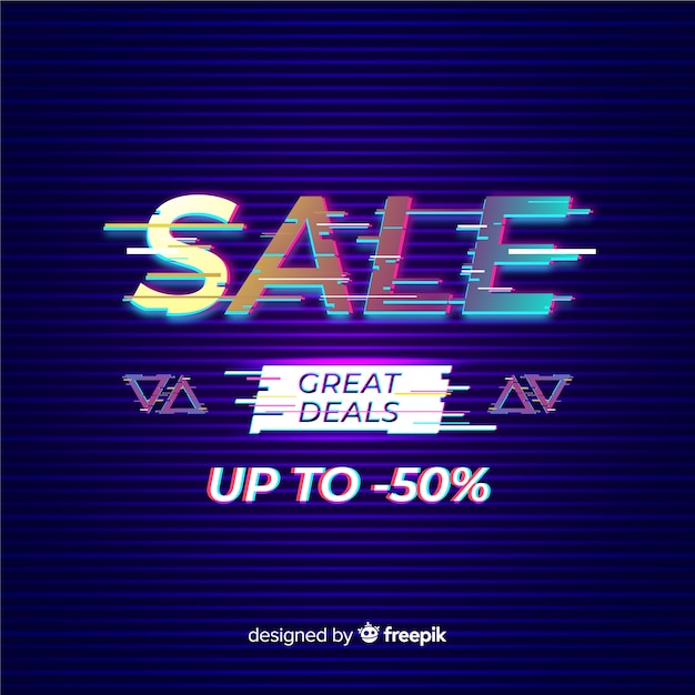 Glitch sale banner