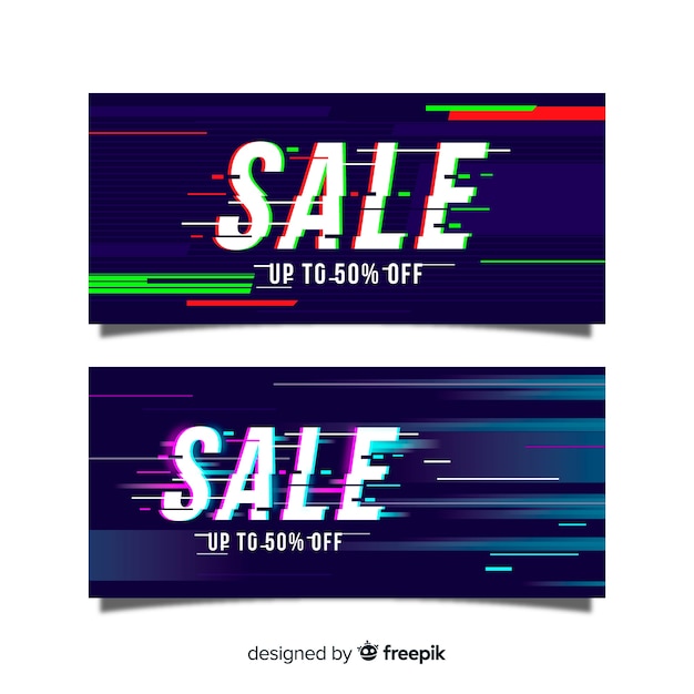 Glitch sale banner