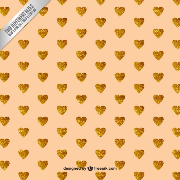 Free vector glitter hearts background