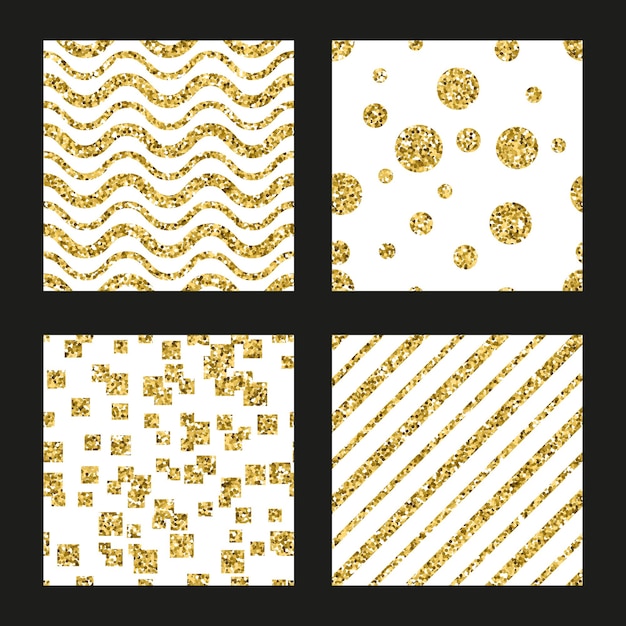 Glitter patterns set