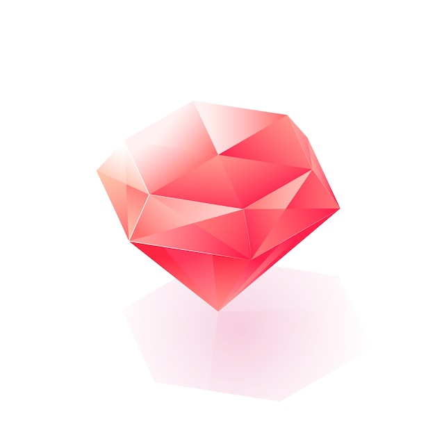 Free Vector glittering isometric light diamond icon