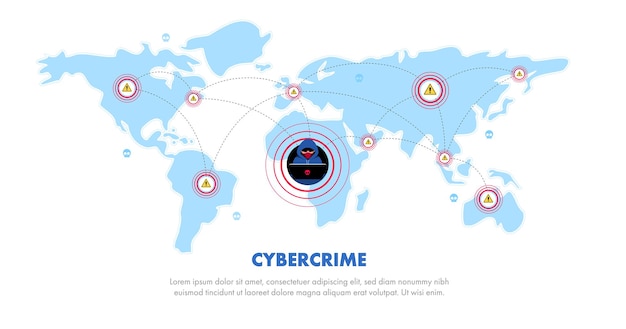 Global data security, personal data security, cyber data security online concept illustration, Internet security or information privacy & protection.