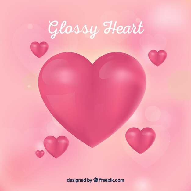 Glossy heart 