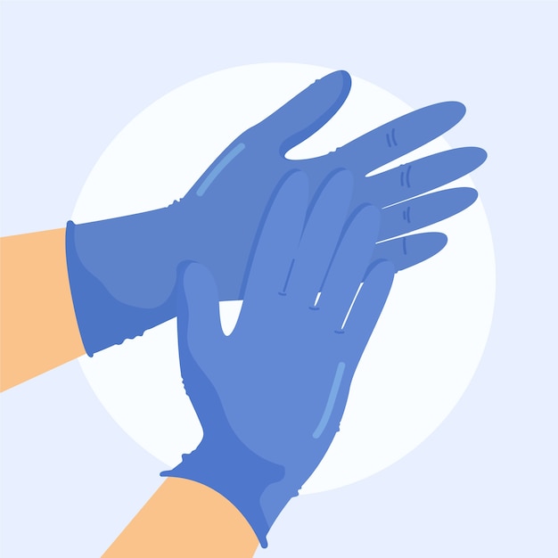 Free Vector gloves for protection