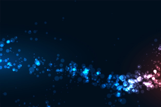 Glowing abstract digital particles technology background