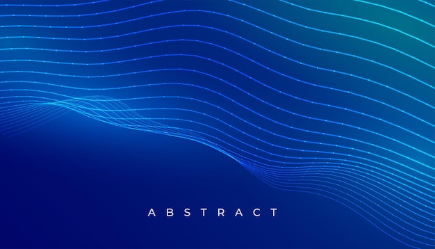 Free Vector glowing blue neon lines abstract background for futuristic backdrop vector