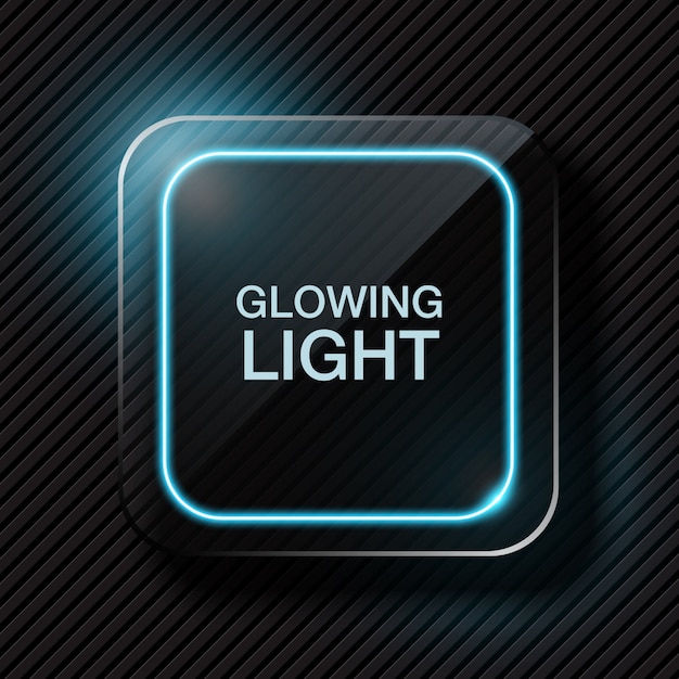 Free Vector glowing light background