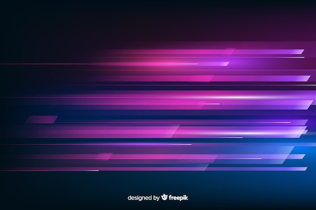 Glowing light movement futuristic background