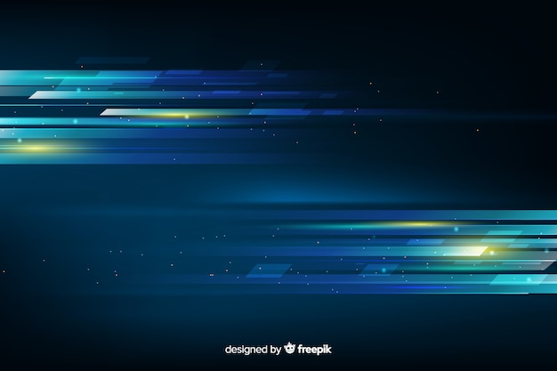 Glowing light movement futuristic background