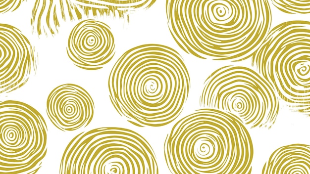 gold circles swirl pattern