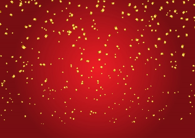 Gold confetti background