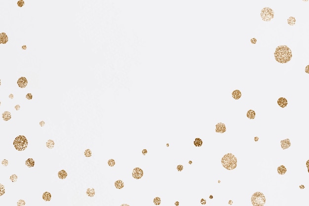 Gold dots celebration background