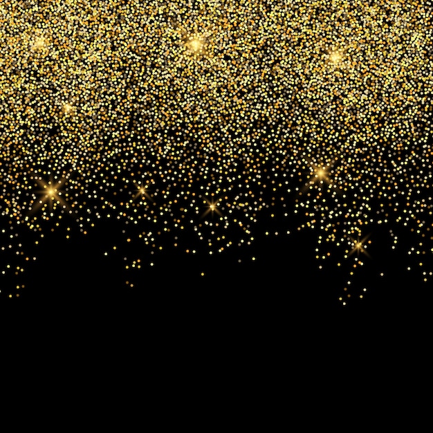 Gold glitter background 