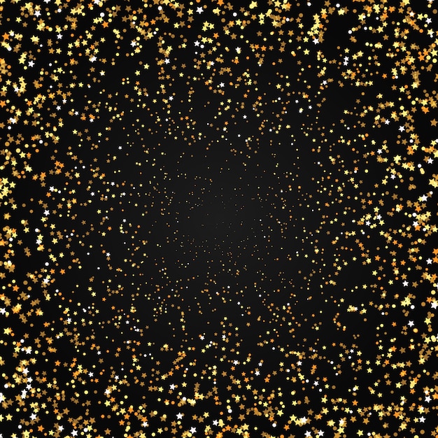 Gold stars background 