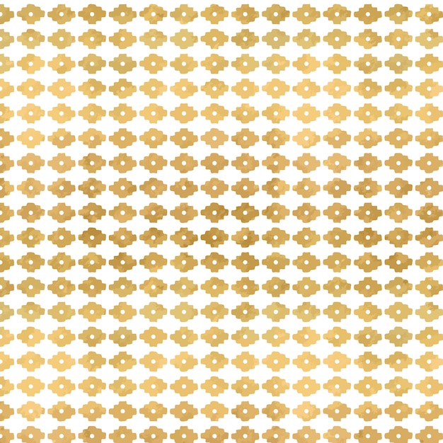 Golden abstract pattern design