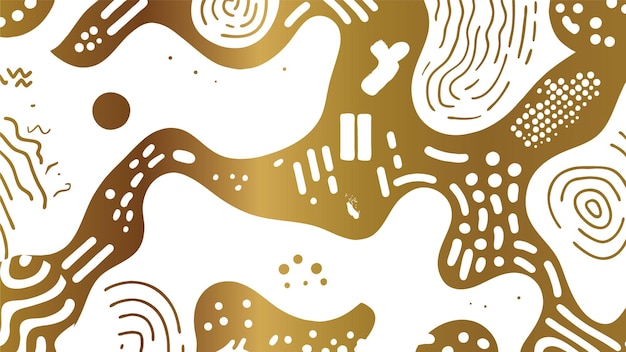 Free Vector golden abstract pattern