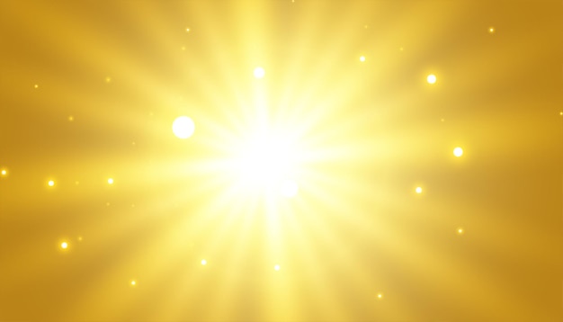 Free Vector golden background with glowing light effect rays design vector