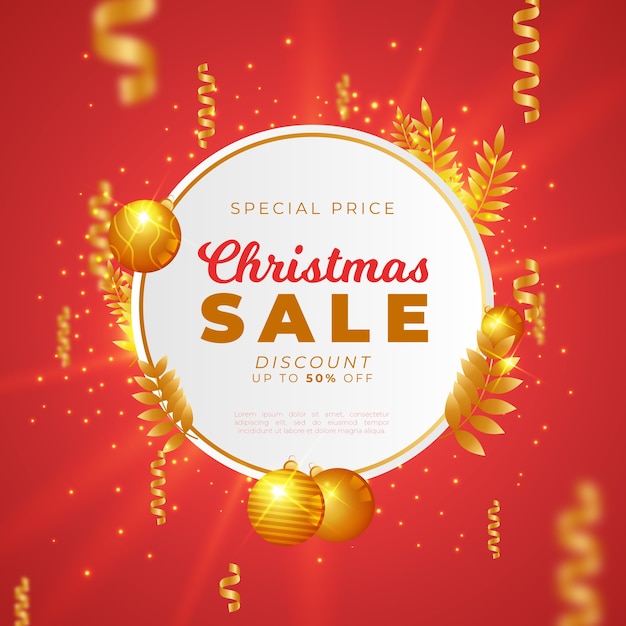 Golden christmas sale