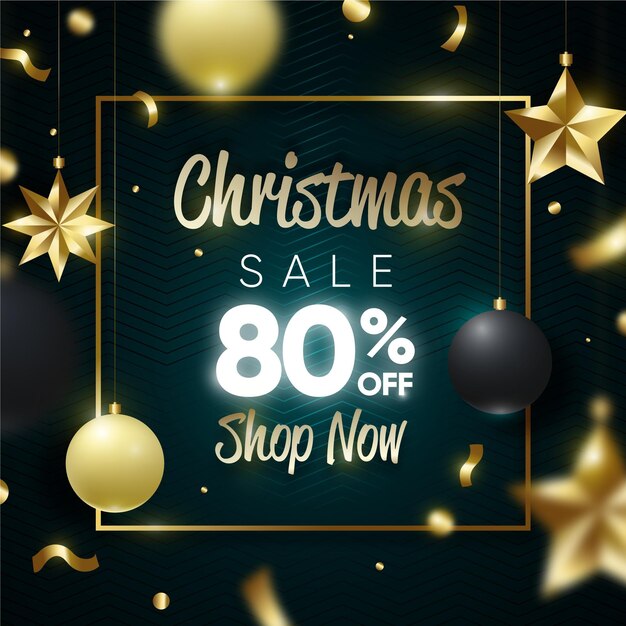 Golden christmas sale