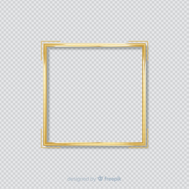 Golden frame