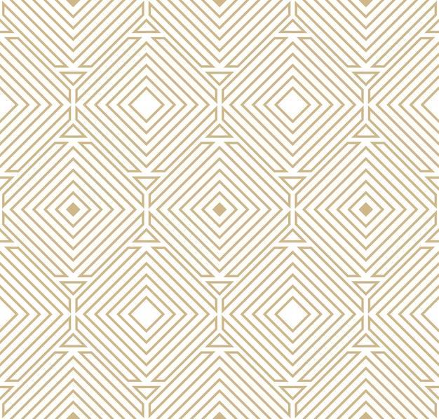 Golden geometric pattern