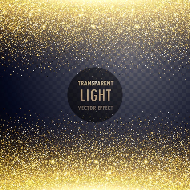 Free vector golden glitter background with badge