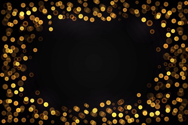 golden lights presentation background