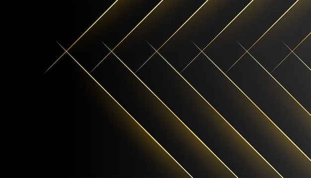 Golden lines background in premium styles