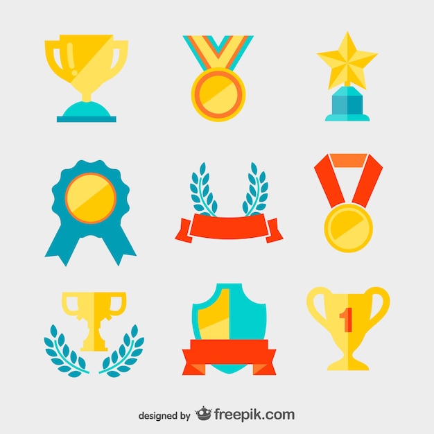 Golden medals and trophies