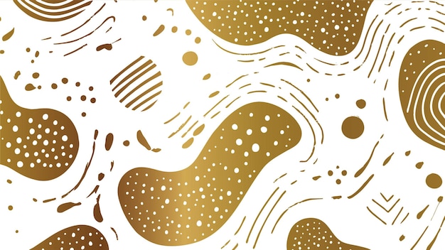 Free Vector golden seamless design pattern