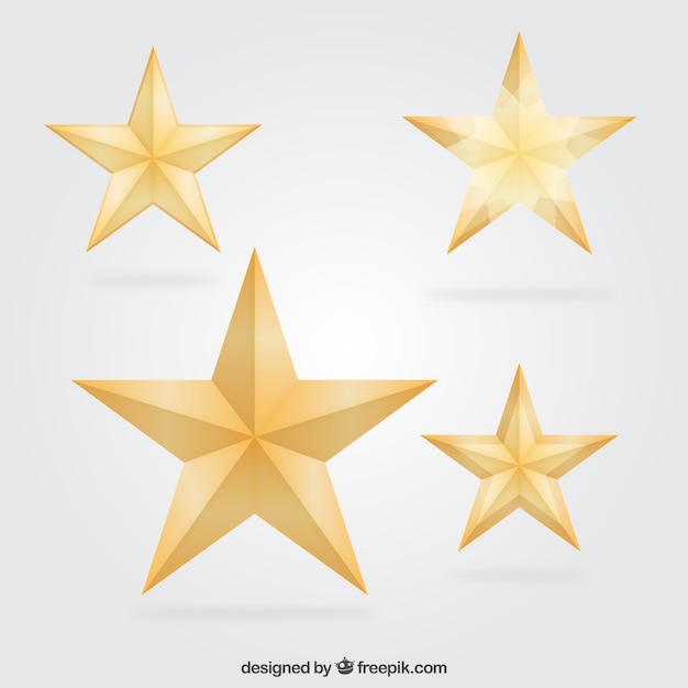 Free Vector golden stars