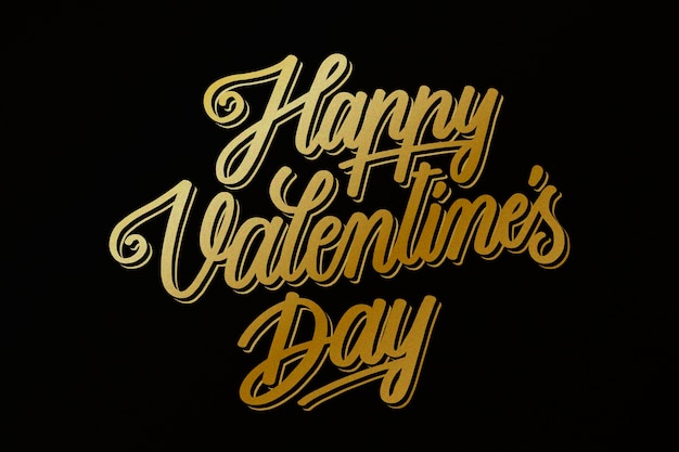 Golden valentines day wallpaper