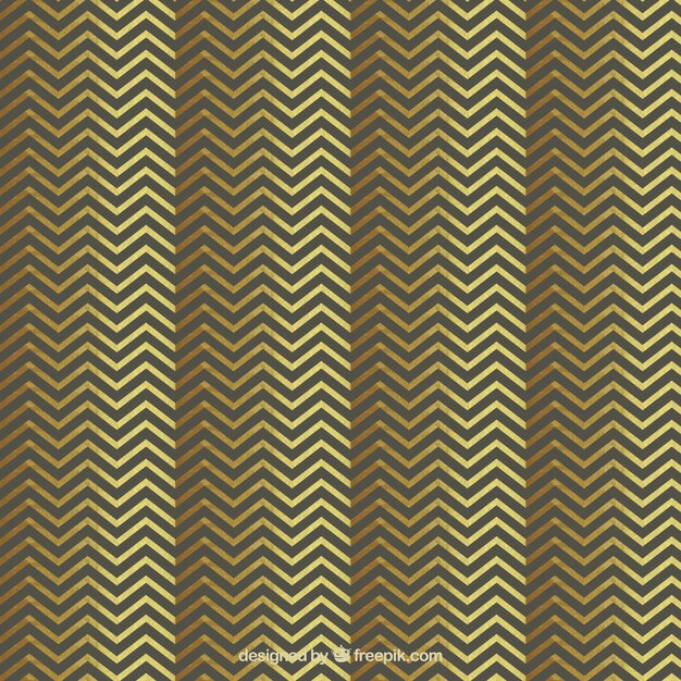 Golden zigzag pattern